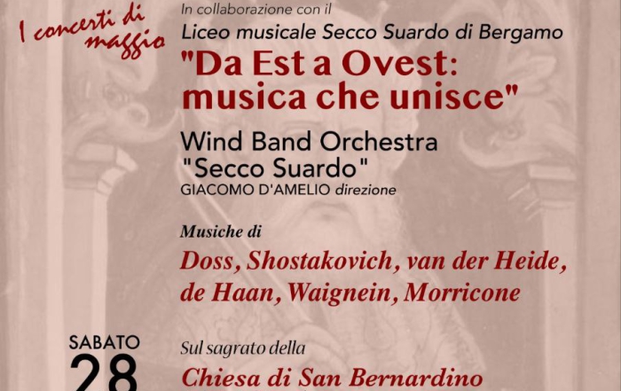 Saturday 28 May the last of the concerts of the “Rassegna d’Arte e Musica Antica”