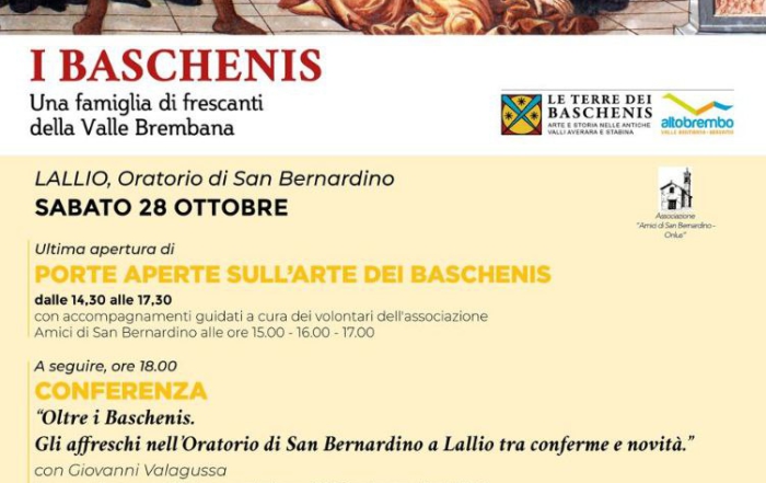 (Italiano) I Baschenis a Lallio: conferenza, visite guidate straordinarie e non solo…