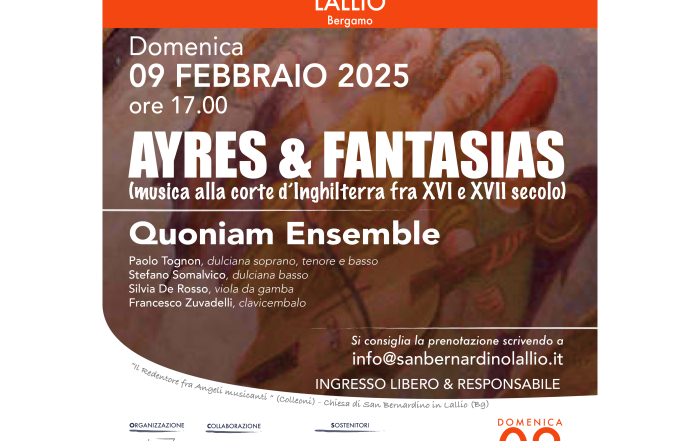 Concert Sunday 9 February at 5.00 pm
