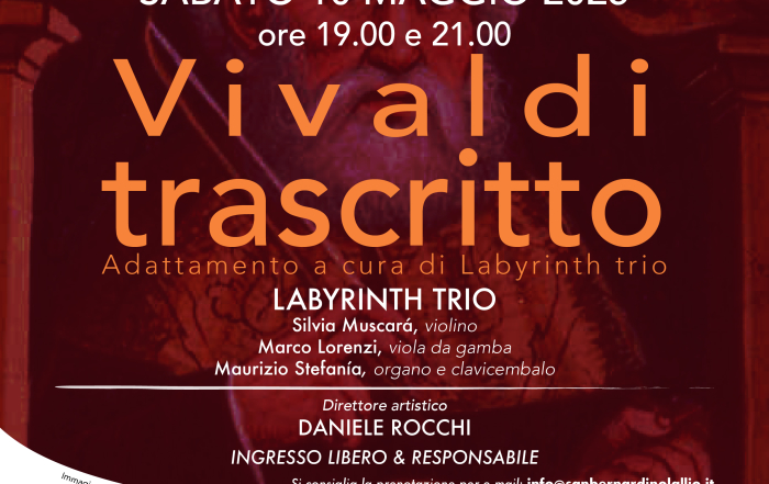 (Italiano) Concerto Vivaldi e le 4 stagioni. Sabato 10 maggio. Scegliete l’orario!