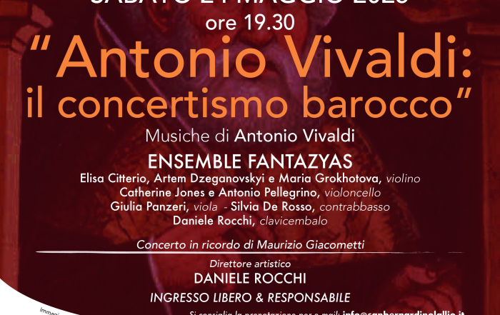 (Italiano) L’ultimo concerto della Rassegna. Concerto unico